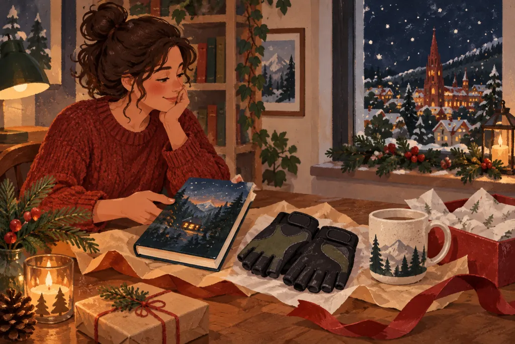 Small Advent ideas built around books, a bicycle and coffee